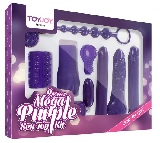 Эротический набор Toy Joy Mega Purple - Toy Joy - купить с доставкой в Энгельсе
