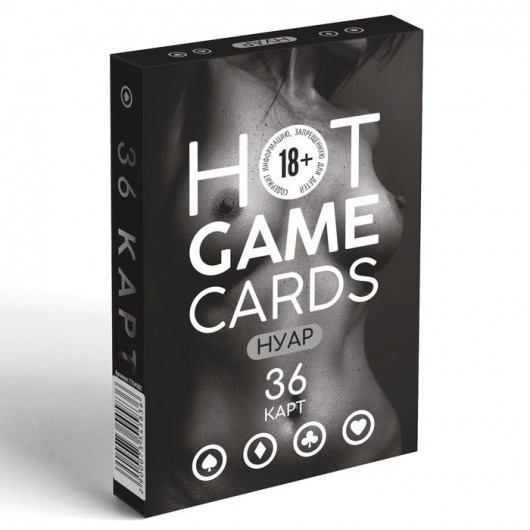 Игральные карты HOT GAME CARDS НУАР - 36 шт. - Сима-Ленд - купить с доставкой в Энгельсе