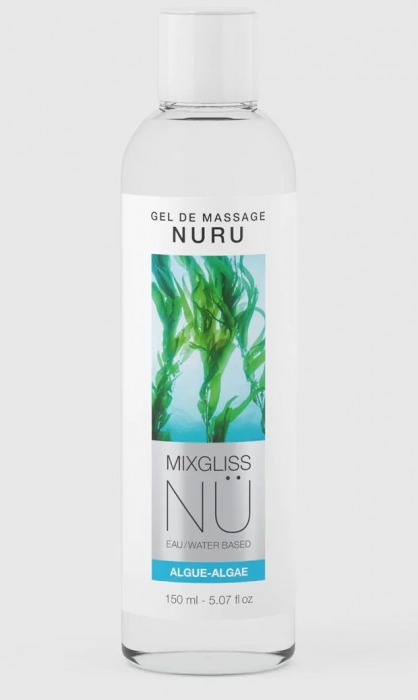 Массажный гель на водной основе Mixgliss NU Algae - 150 мл. - Strap-on-me - купить с доставкой в Энгельсе