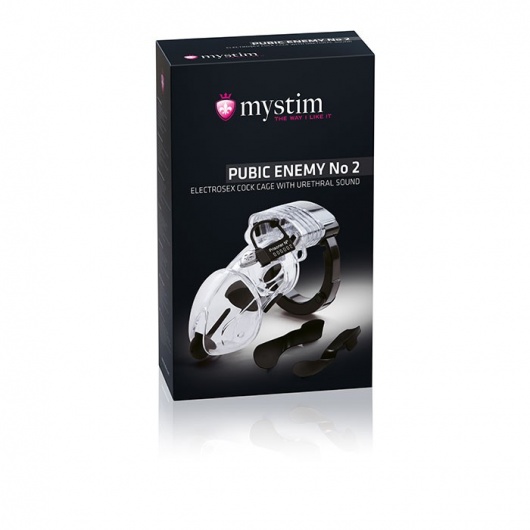 Пояс верности Pubic Enemy №2 с электростимуляцией уретры - MyStim - купить с доставкой в Энгельсе