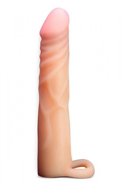 Телесная насадка на пенис Cock Xtender - 17,7 см. - Blush Novelties - в Энгельсе купить с доставкой