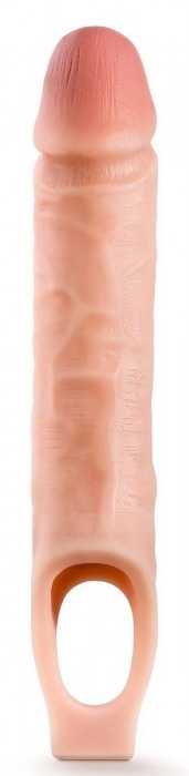 Телесная насадка на пенис 10 Inch Cock Sheath Extender - 25 см. - Blush Novelties - в Энгельсе купить с доставкой