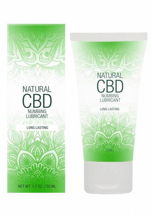 Лубрикант с пролонгирующим эффектом Natural CBD Numbing Lubricant - 50 мл. - Shots Media BV - купить с доставкой в Энгельсе