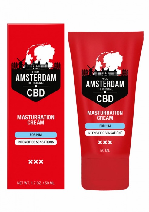 Крем для мастурбации для мужчин CBD from Amsterdam Masturbation Cream For Him - 50 мл. - Shots Media BV - купить с доставкой в Энгельсе