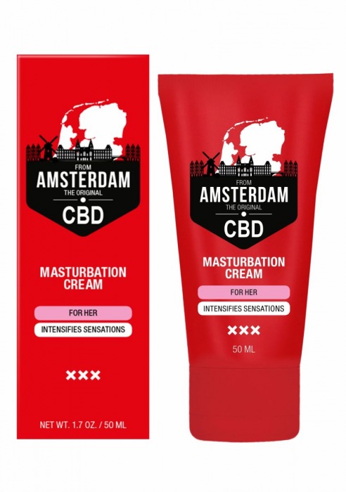 Крем для мастурбации для женщин CBD from Amsterdam Masturbation Cream For Her - 50 мл. - Shots Media BV - купить с доставкой в Энгельсе