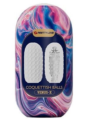 Мастурбатор в форме яйца Coquettish Balls - Baile - в Энгельсе купить с доставкой