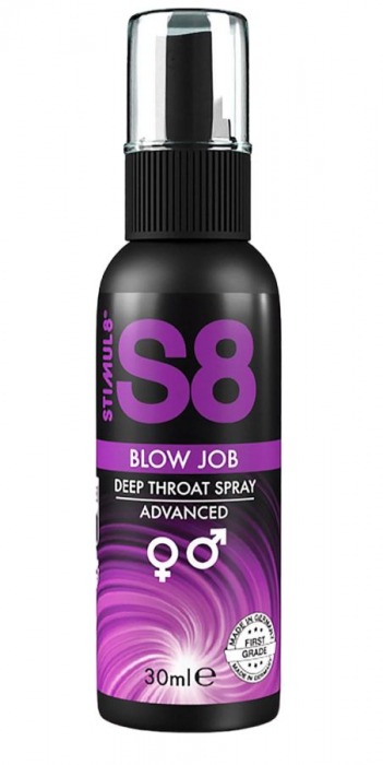 Лубрикант для орального секса S8 Deep Throat Spray - 30 мл. - Stimul8 - купить с доставкой в Энгельсе