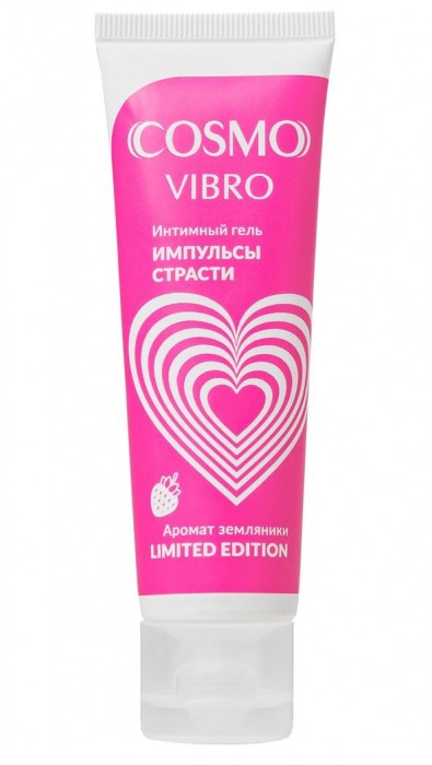 Возбуждающий гель на водно-силиконовой основе Cosmo Vibro с ароматом земляники - 50 гр. - Биоритм - купить с доставкой в Энгельсе
