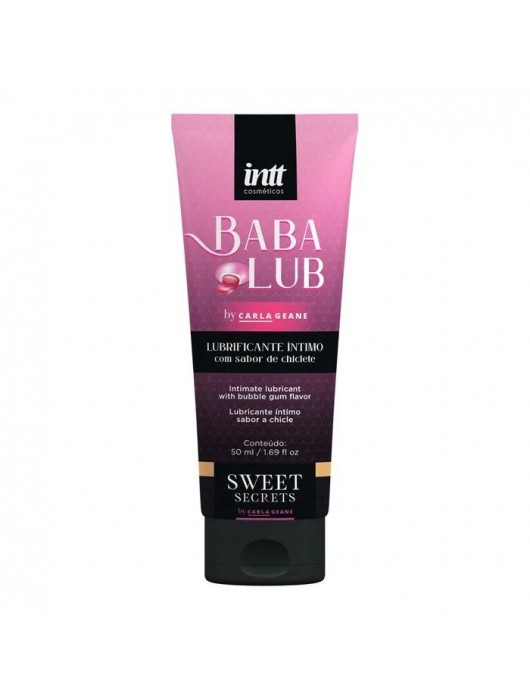 Лубрикант на водной основе Babalub с ароматом жвачки - 50 мл. - INTT - купить с доставкой в Энгельсе