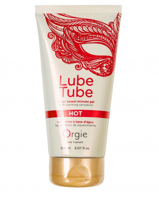 Интимный гель на водной основе Lube Tube Hot с разогревающим эффектом - 150 мл. - ORGIE - купить с доставкой в Энгельсе