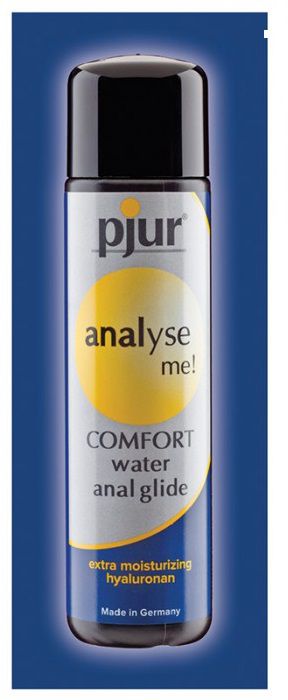 Анальный лубрикант pjur ANALYSE ME Comfort Water Anal Glide - 2 мл. - Pjur - купить с доставкой в Энгельсе