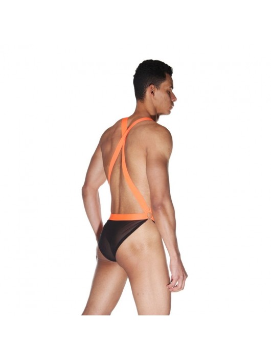 Оригинальное боди с яркими лямками - La Blinque купить с доставкой