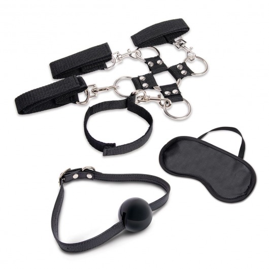 Набор для фиксации из 7 предметов Hogtie   Ball Gag Kit - Lux Fetish - купить с доставкой в Энгельсе