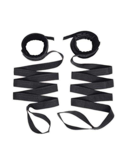 Эротический набор 4PC Bondage Bed Strap   Flogger Kit - Lux Fetish - купить с доставкой в Энгельсе