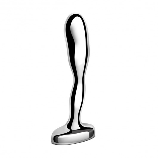 Стальной стимулятор простаты Stainless Steel Prostate Plug - 11,5 см. - b-Vibe - в Энгельсе купить с доставкой