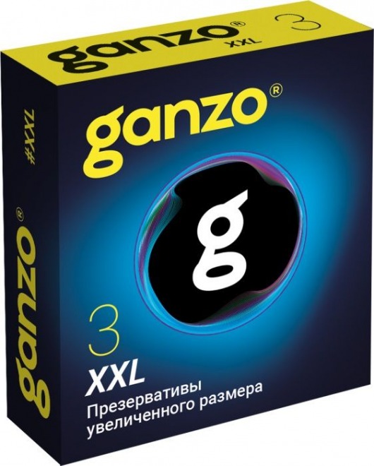 Презервативы увеличенного размера Ganzo XXL - 3 шт. - Ganzo - купить с доставкой в Энгельсе