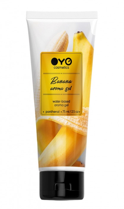 Лубрикант на водной основе OYO Aroma Gel Banana с ароматом банана - 75 мл. - OYO - купить с доставкой в Энгельсе