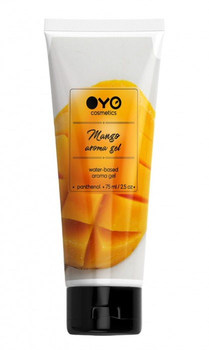 Лубрикант на водной основе OYO Aroma Gel Mango с ароматом манго - 75 мл. - OYO - купить с доставкой в Энгельсе