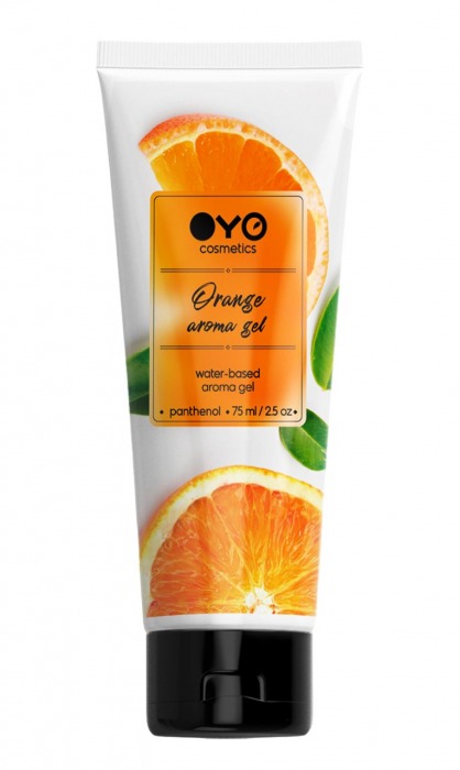 Лубрикант на водной основе OYO Aroma Gel Orange с ароматом апельсина - 75 мл. - OYO - купить с доставкой в Энгельсе