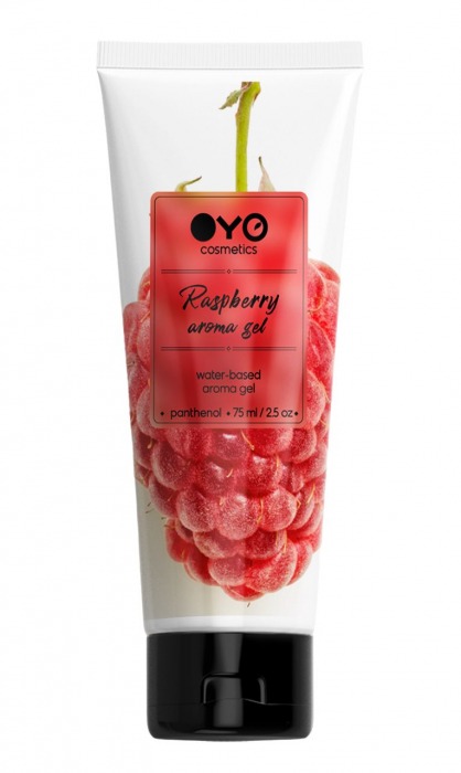 Лубрикант на водной основе OYO Aroma Gel Raspberry с ароматом малины - 75 мл. - OYO - купить с доставкой в Энгельсе