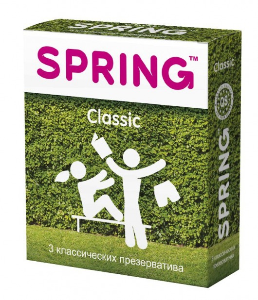 Классические презервативы SPRING CLASSIC - 3 шт. - SPRING - купить с доставкой в Энгельсе