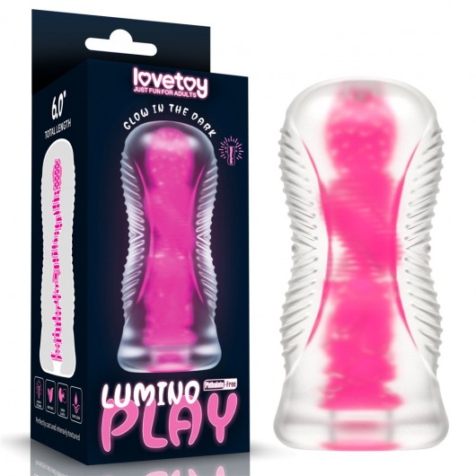 Светящийся в темноте мастурбатор 6.0 Lumino Play Masturbator - Lovetoy - в Энгельсе купить с доставкой