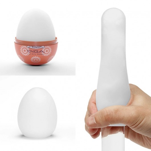 Мастурбатор-яйцо Tenga Egg Gear - Tenga - в Энгельсе купить с доставкой