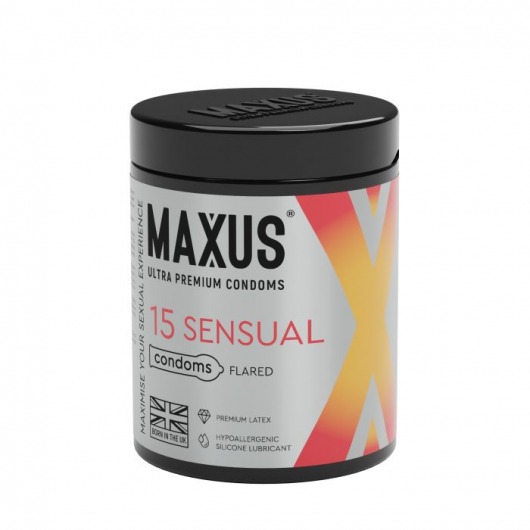 Анатомические презервативы MAXUS Sensual - 15 шт. - Maxus - купить с доставкой в Энгельсе