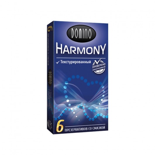 Текстурированные презервативы Domino Harmony - 6 шт. - Domino - купить с доставкой в Энгельсе