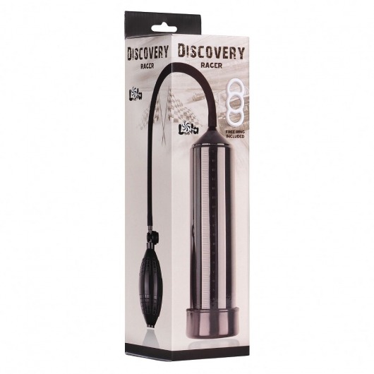 Черная вакуумная помпа Discovery Racer Сharcoal - Lola Games - в Энгельсе купить с доставкой