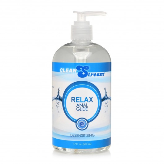 Анальный лубрикант на водной основе Relax Desensitizing Anal Lube - 503 мл. - XR Brands - купить с доставкой в Энгельсе