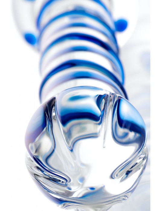 Двусторонний стеклянный фаллоимитатор - 25 см. - Sexus