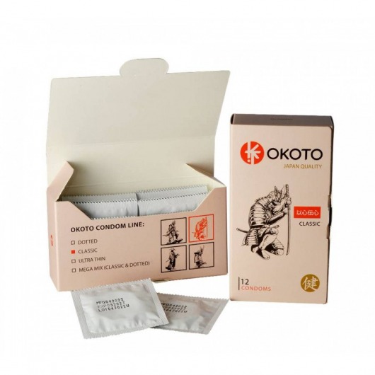 Презервативы OKOTO Classic - 12 шт. - Sitabella - купить с доставкой в Энгельсе