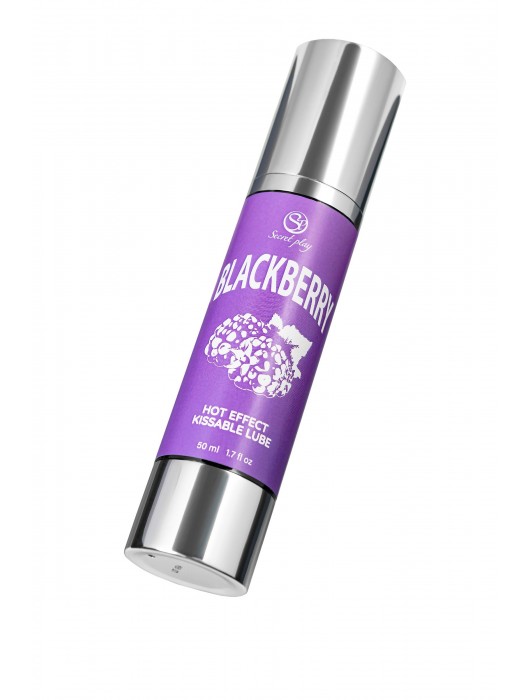 Массажное масло 2-в-1 Blackberry Hot Effect с разогревающим эффектом и вкусом ежевики - 50 мл. - Secret Play - купить с доставкой в Энгельсе