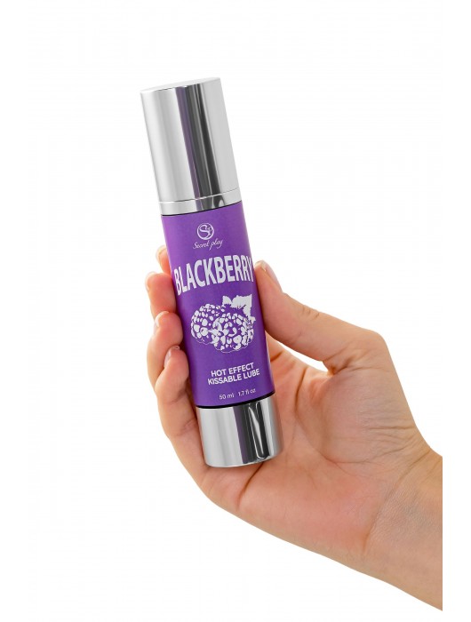 Массажное масло 2-в-1 Blackberry Hot Effect с разогревающим эффектом и вкусом ежевики - 50 мл. - Secret Play - купить с доставкой в Энгельсе