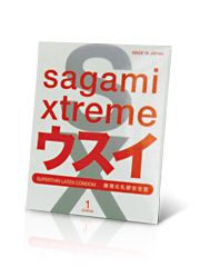 Ультратонкий презерватив Sagami Xtreme SUPERTHIN - 1 шт. - Sagami - купить с доставкой в Энгельсе