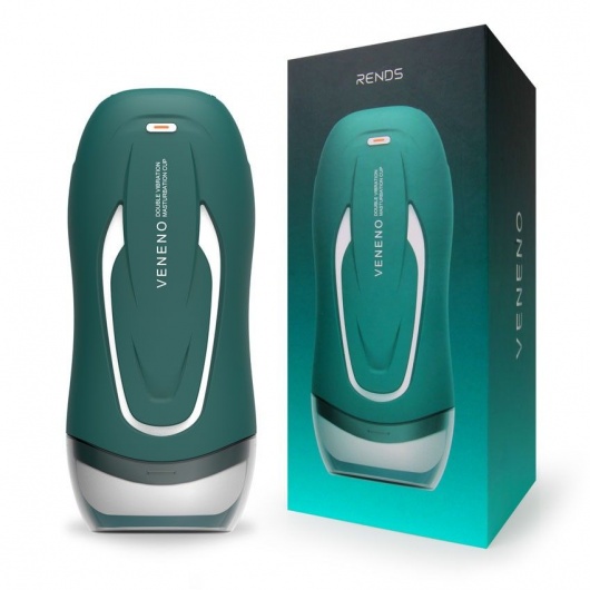 Зеленый вибромастурбатор с голосовым сопровождением Veneno - Rends - в Энгельсе купить с доставкой