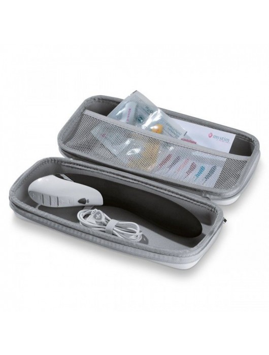 Вибратор с электростимуляцией Sizzling Simon Black Edition - 27 см. - MyStim - купить с доставкой в Энгельсе