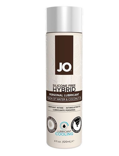 Водно-масляный лубрикант с охлаждающим эффектом JO Silicon free Hybrid Lubricant COOLING - 120 мл. - System JO - купить с доставкой в Энгельсе