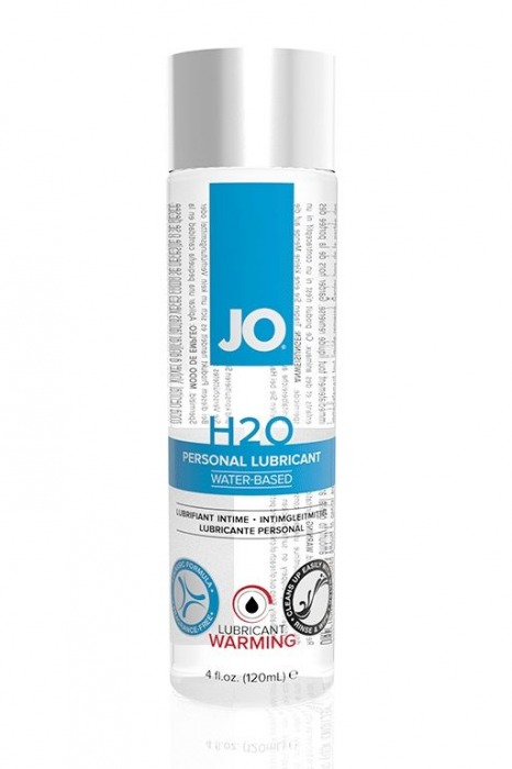 Возбуждающий лубрикант на водной основе JO Personal Lubricant H2O Warming - 120 мл. - System JO - купить с доставкой в Энгельсе
