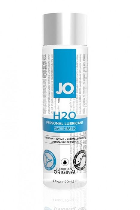 Нейтральный лубрикант на водной основе JO Personal Lubricant H2O - 120 мл. - System JO - купить с доставкой в Энгельсе