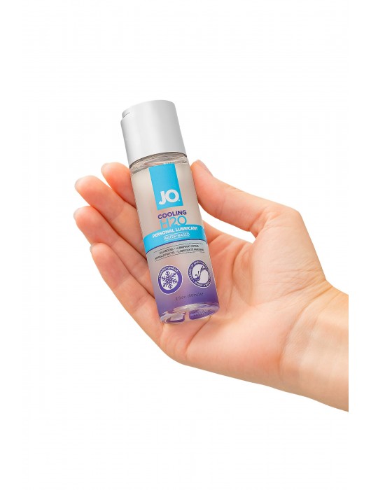 Охлаждающий лубрикант на водной основе JO Personal Lubricant H2O COOLING - 60 мл. - System JO - купить с доставкой в Энгельсе