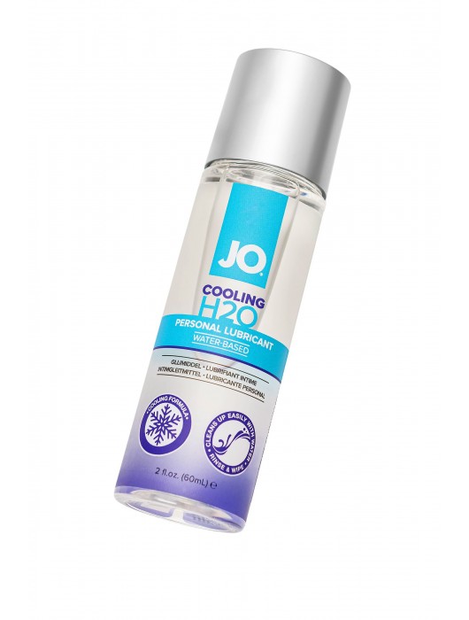 Охлаждающий лубрикант на водной основе JO Personal Lubricant H2O COOLING - 60 мл. - System JO - купить с доставкой в Энгельсе