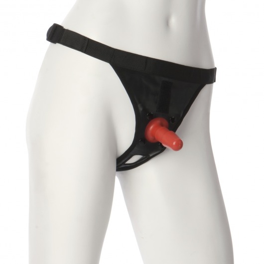 Трусики со штырьком для фиксации насадок Ultra Harness with Plug - Doc Johnson - купить с доставкой в Энгельсе