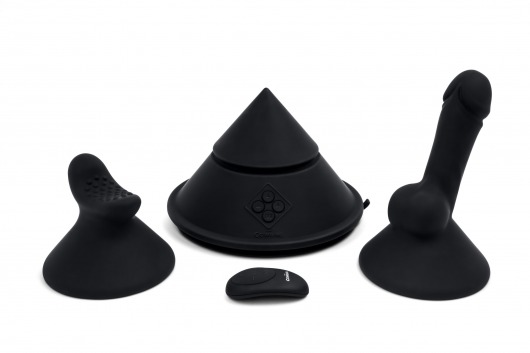 Конусный вибромассажер Cowgirl Cone с 2 насадками - CowGirl - купить с доставкой в Энгельсе