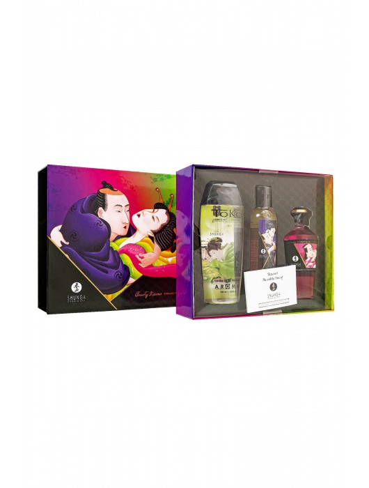 Подарочный набор Fruity Kisses из 3 предметов - Shunga - купить с доставкой в Энгельсе