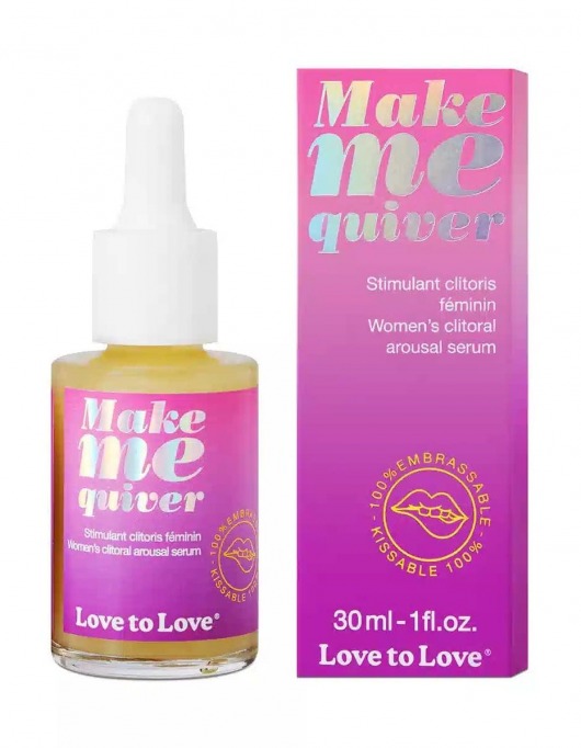 Возбуждающие капли для клитора Make Me Quiver - 30 мл. - Love to Love - купить с доставкой в Энгельсе