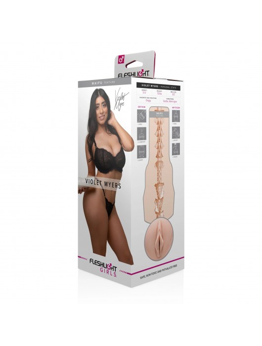 Мастурбатор-вагина Fleshlight Girls - Violet Myers Waifu - Fleshlight - в Энгельсе купить с доставкой