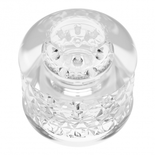 Прозрачный сквозной мастурбатор Crystle - Baile - в Энгельсе купить с доставкой