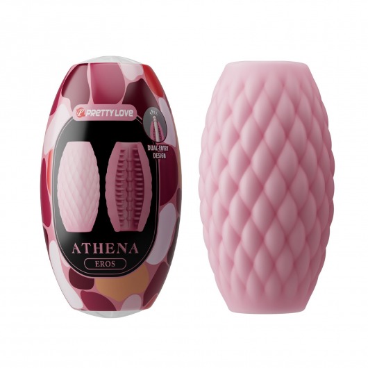 Розовый нереалистичный мастурбатор Athena - Baile - в Энгельсе купить с доставкой